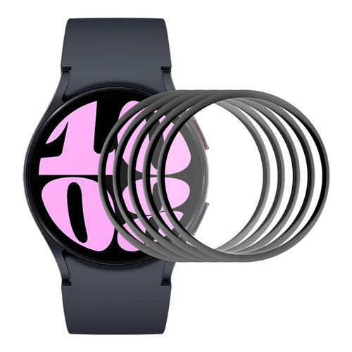 ENKAY HAT PRINCE 5Pcs Full Screen Protector for Samsung Galaxy Watch7 40mm / Watch6 40mm 3D Curved Soft PC Edge+PMMA Film - 1