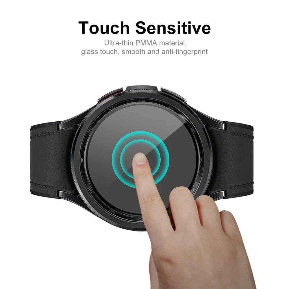 ENKAY HAT PRINCE 5Pcs Screen Protector for Samsung Galaxy Watch6 Classic 47mm / Watch Ultra (2025) 47mm / Ultra 47mm 3D Curved Soft PC Edge+PMMA Full Cover Film - 4