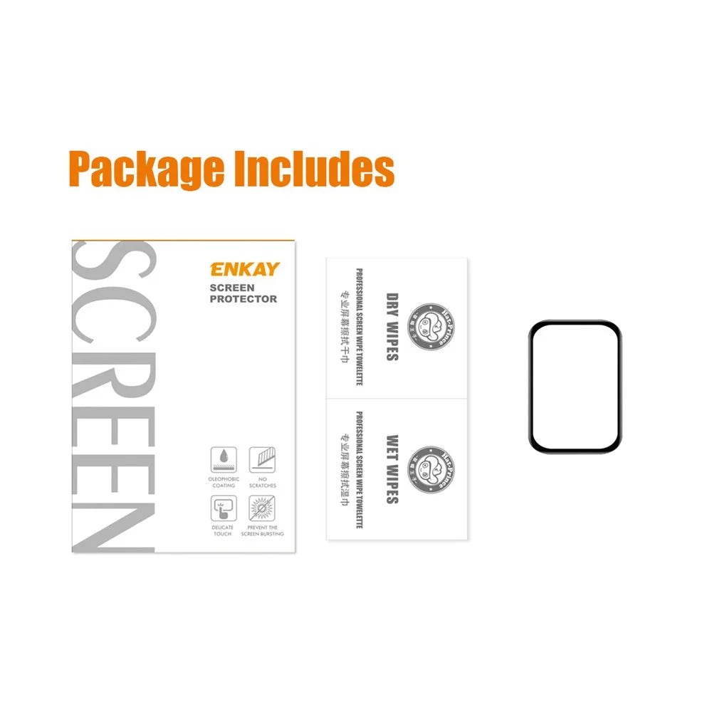 ENKAY HAT PRINCE For Xiaomi Smart Band 8 Pro Full Cover Watch Screen Film 3D Curved Soft PC Edge + PMMA Film - 7