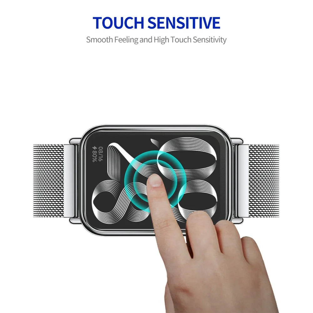 ENKAY HAT PRINCE 5Pcs for Xiaomi Smart Band 8 Pro High Aluminum-silicon Glass Screen Protector 0.2mm 9H Protective Film - 3