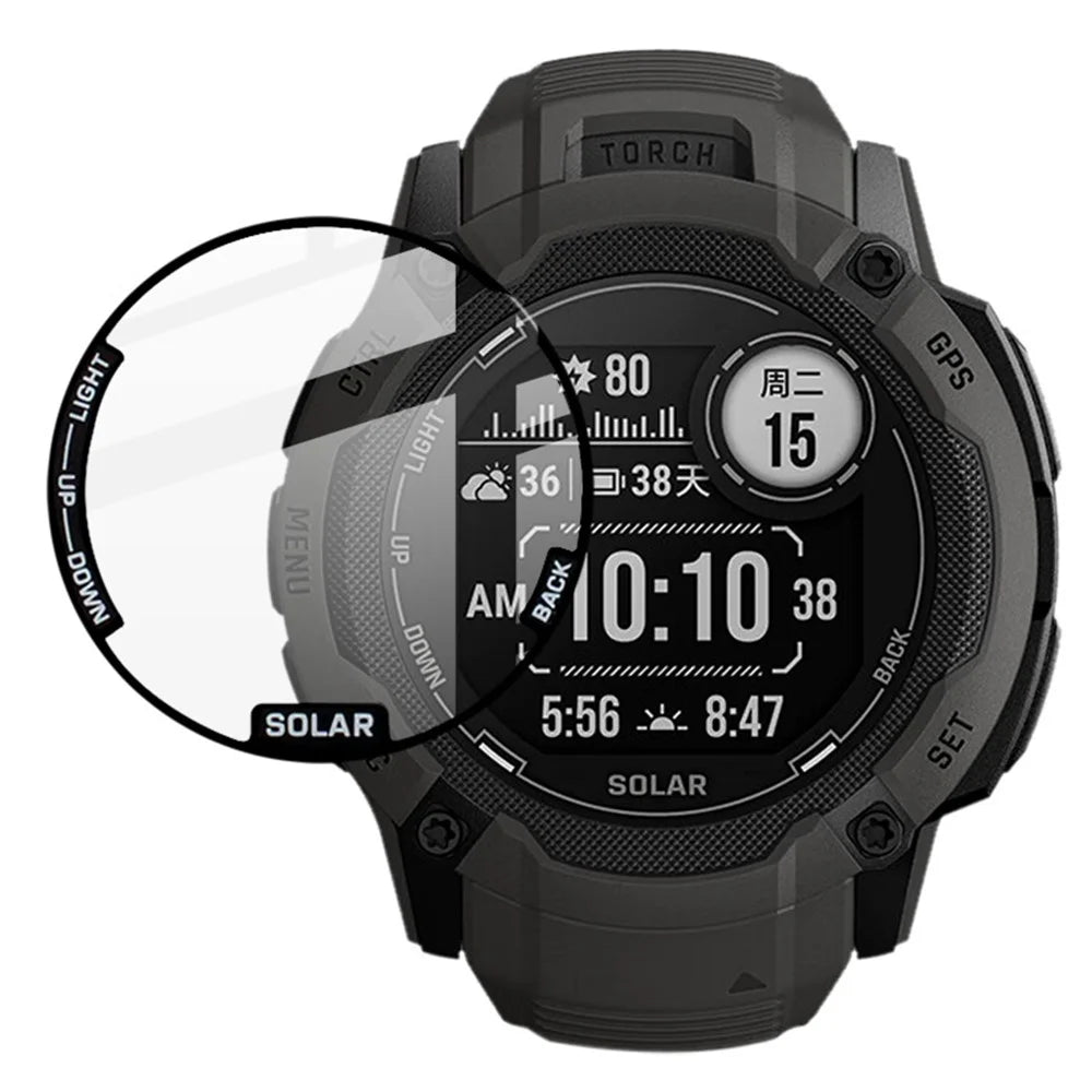IMAK For Garmin Instinct 2 PMMA Watch Screen Protector Anti-scratch Screen Protective Film - 1