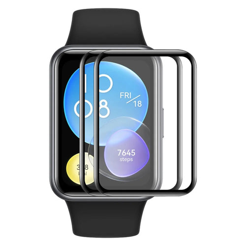ENKAY HAT PRINCE 2Pcs For Huawei Watch Fit Special Edition Full Cover Watch Screen Protector 3D Curved Soft PC Edge + PMMA Film - 1