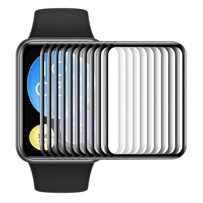 ENKAY HAT PRINCE 10Pcs For Huawei Watch Fit Special Edition PMMA Watch Screen Protector 3D Curved Soft PC Edge Full Cover Film - 1