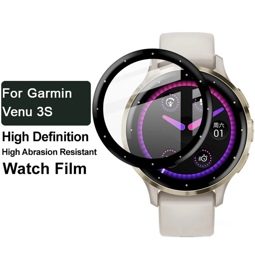 IMAK Screen Protector for Garmin Venu 3S , Ultra Thin HD Clear PMMA Watch Film - 3