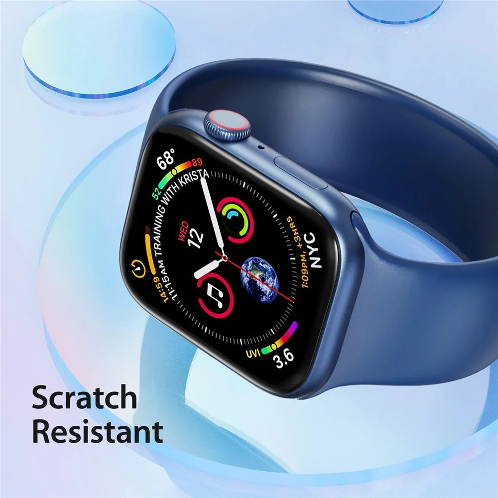 DUX DUCIS 2Pcs TPE+PMMA Film for Apple Watch SE3 / SE2 / SE1 / 6 / 5 / 4 44mm Transparent Watch Screen Protector - 7