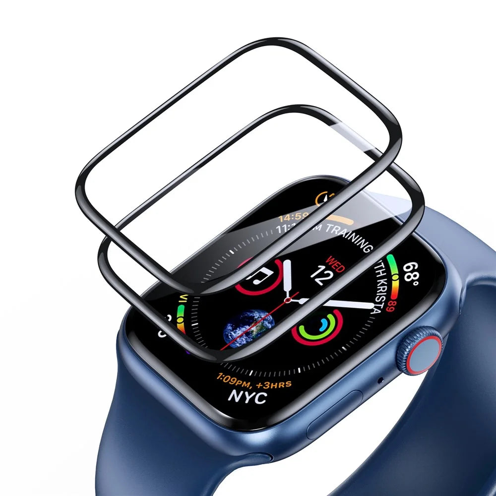 DUX DUCIS 2Pcs Screen Protector for Apple Watch SE3 / SE2 / SE1 / 6 / 5 / 4 40mm Clear 3D Curved Edge TPE+PMMA Watch Film - 3