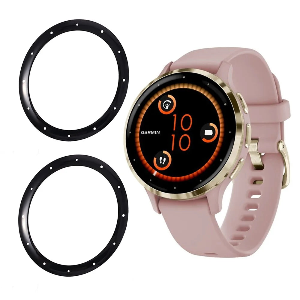 2Pcs / Pack Watch Screen Protector for Garmin Venu 3S , High Definition Anti-scratch PMMA Screen Film - 1