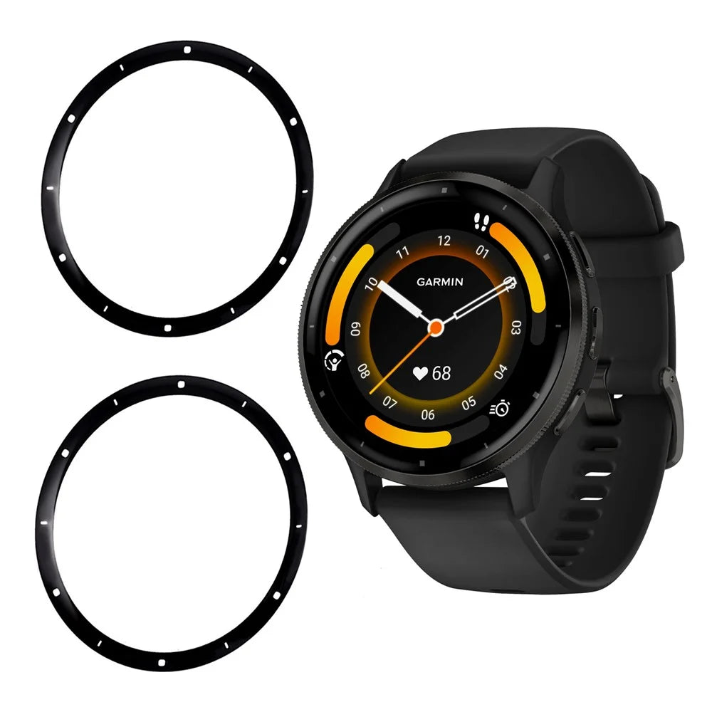 2Pcs / Pack HD Clear Screen Protector for Garmin Venu 3 , Anti-scratch PMMA Watch Screen Film - 1