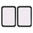 2Pcs / Pack Screen Protector for Oppo Watch 4 Pro , High Definition PMMA Watch Screen Film - 2