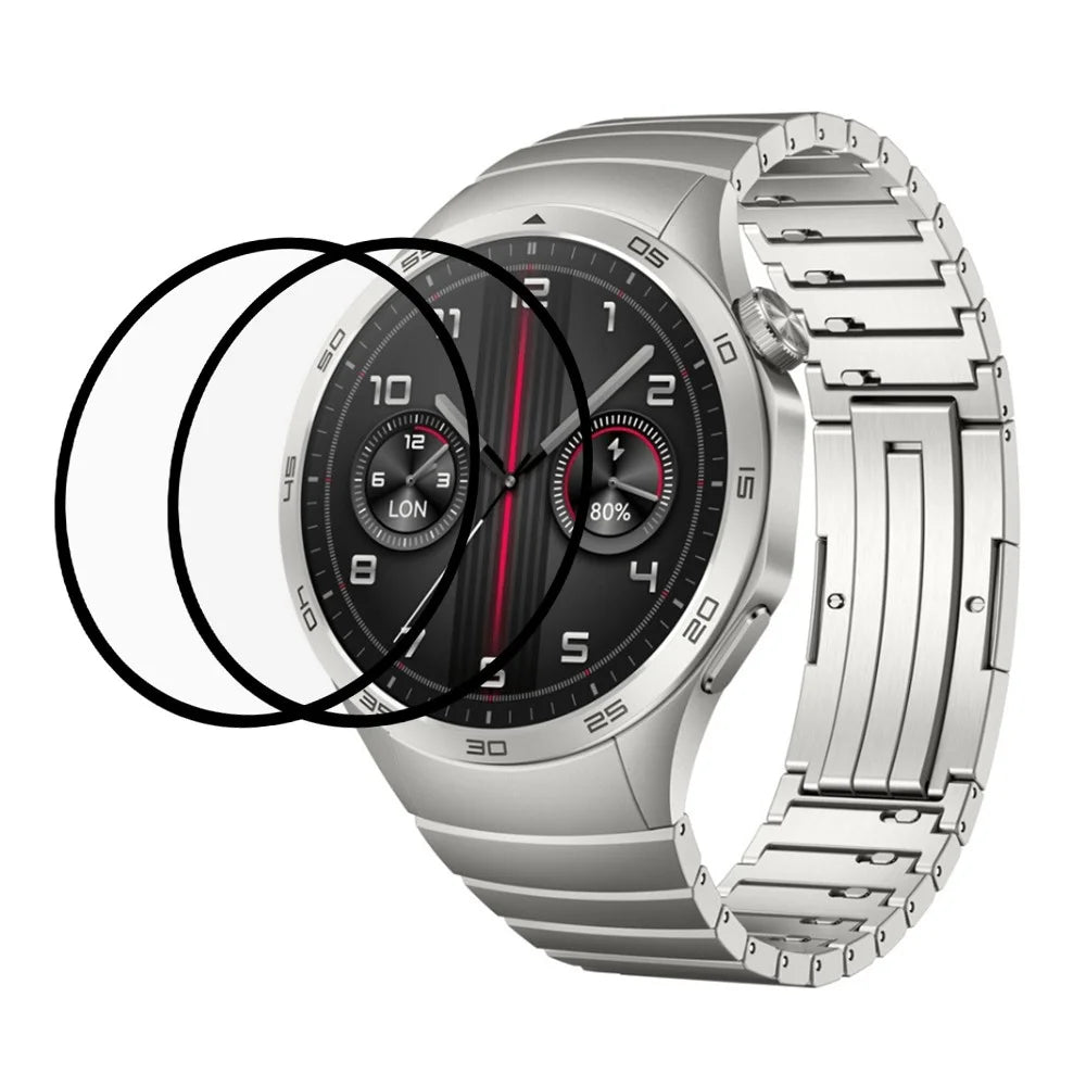 2Pcs / Pack PMMA Screen Protector for Huawei Watch GT 4 46mm , Crystal Clear Watch Film - 1