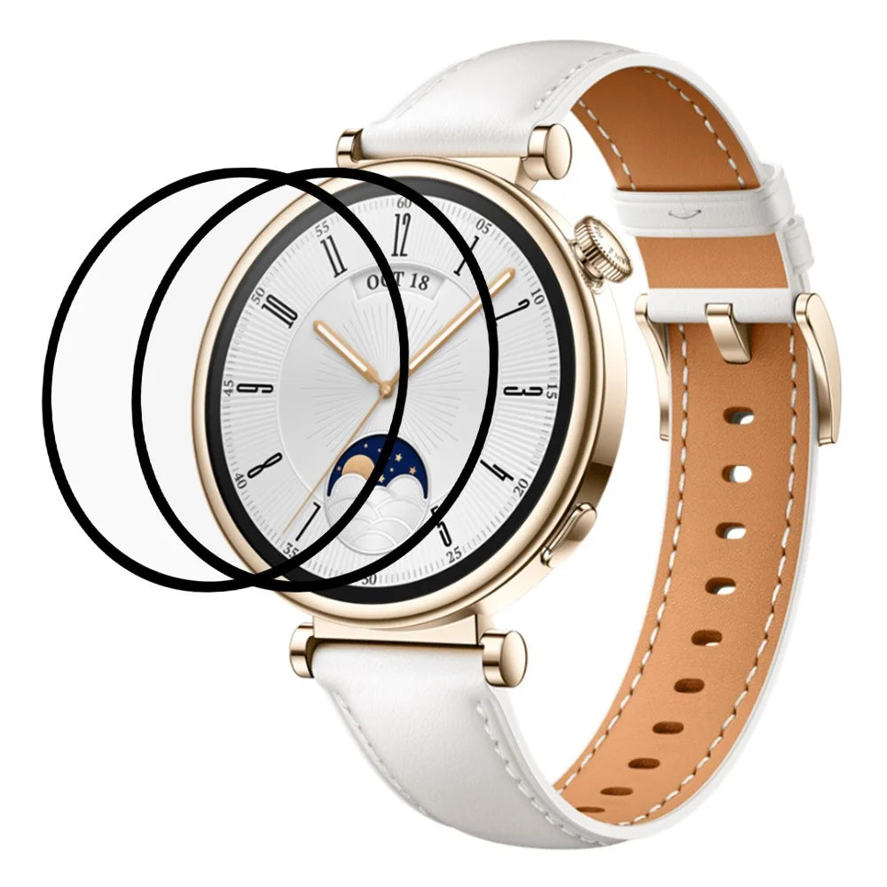 2Pcs / Pack For Huawei Watch GT 4 41mm Screen Protector Anti-Scratch PMMA Clear Watch Film - 1