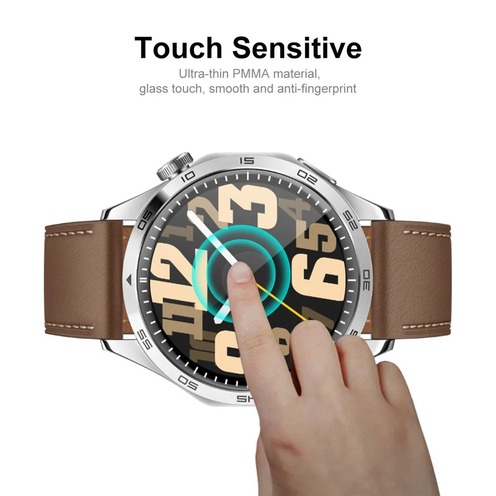 ENKAY HAT PRINCE For Huawei Watch GT 4 46mm Screen Protector Full Coverage 3D Curved Soft PC Edge + PMMA Watch Film - 4