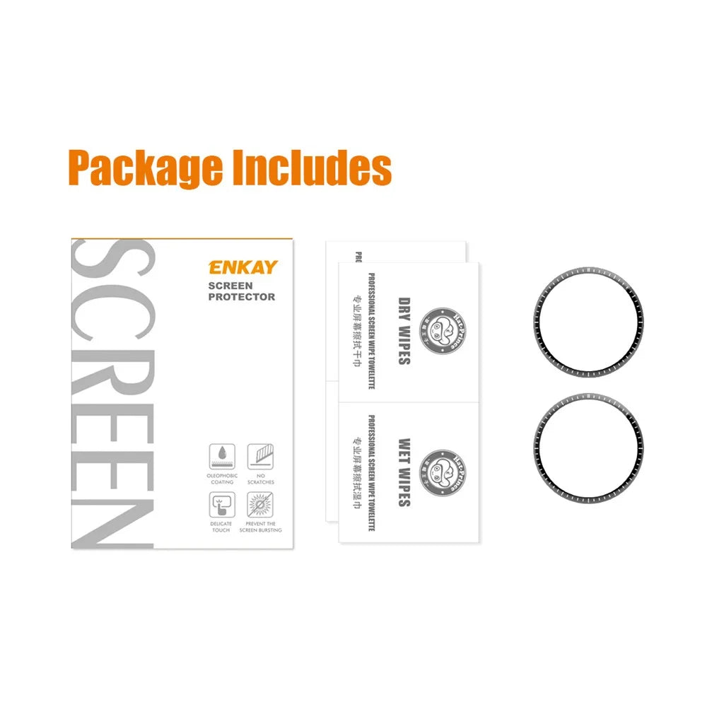 ENKAY HAT PRINCE 2Pcs For Huawei Watch GT 4 46mm Transparent Screen Protector 3D Curved Soft PC Edge + PMMA Full Cover Watch Film - 6