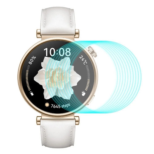 ENKAY HAT PRINCE 10Pcs for Huawei Watch GT 4 41mm Clear Screen Protector 0.2mm 9H High Aluminum-silicon Glass Smartwatch Film - 1
