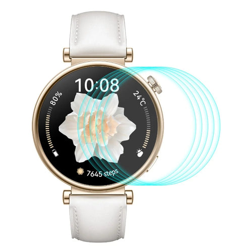 ENKAY HAT PRINCE 5Pcs for Huawei Watch GT 4 41mm Screen Protector 0.2mm 9H High Aluminum-silicon Glass Touch Sensitive Film - 1