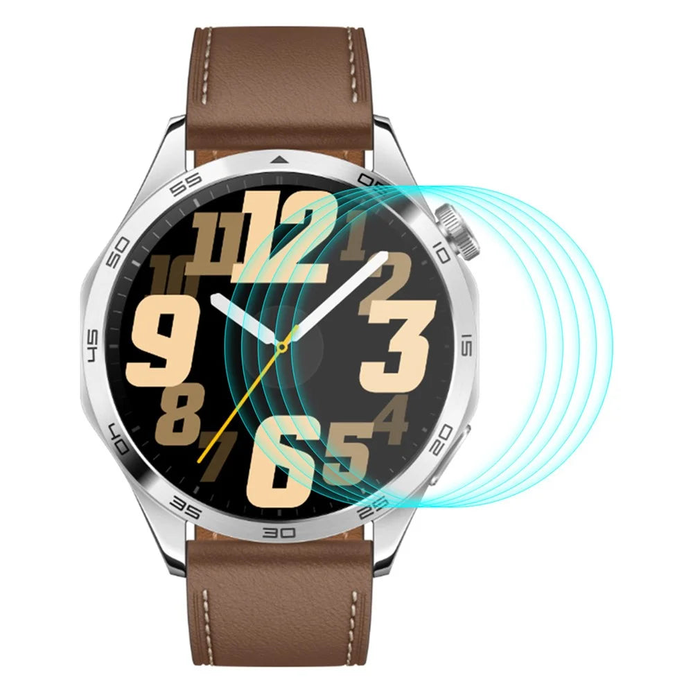 ENKAY HAT PRINCE 5Pcs for Huawei Watch GT 4 46mm HD Clear Screen Protector High Aluminum-silicon Glass 0.2mm 9H Watch Film - 1