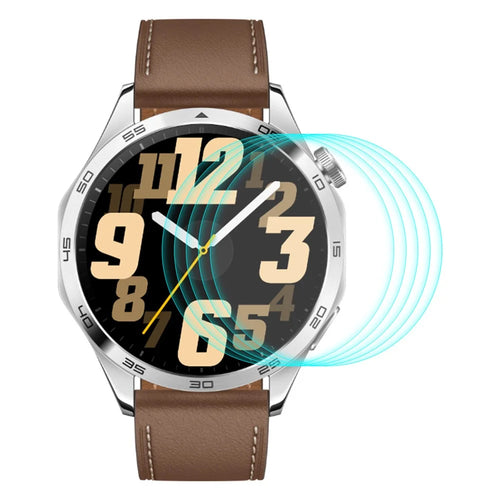 ENKAY HAT PRINCE 5Pcs for Huawei Watch GT 4 46mm HD Clear Screen Protector High Aluminum-silicon Glass 0.2mm 9H Watch Film - 1