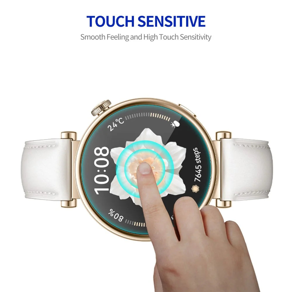 ENKAY HAT PRINCE 5Pcs for Huawei Watch GT 4 46mm HD Clear Screen Protector High Aluminum-silicon Glass 0.2mm 9H Watch Film - 3