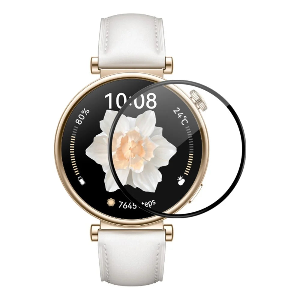 ENKAY HAT PRINCE For Huawei Watch GT 4 41mm Screen Protector 3D Curved Soft PC Edge + PMMA Full Coverage Film - 1