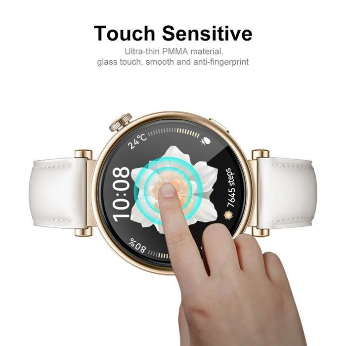 ENKAY HAT PRINCE 10Pcs For Huawei Watch GT 4 41mm PMMA Screen Protector 3D Curved Soft PC Edge Full Protective Film - 4