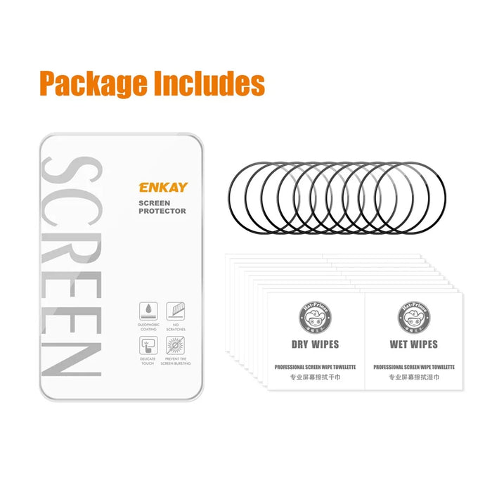 ENKAY HAT PRINCE 10Pcs For Huawei Watch GT 4 41mm PMMA Screen Protector 3D Curved Soft PC Edge Full Protective Film - 6