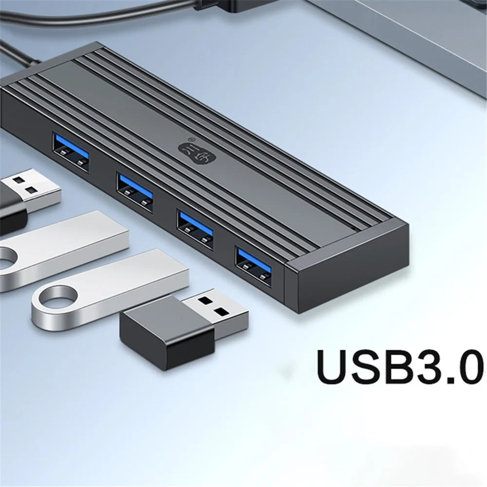 KAWAU H305-120 High Speed 4-Port USB Hub USB 3.0 Splitter Expander for Laptop, Flash Drive, Keyborad - 5