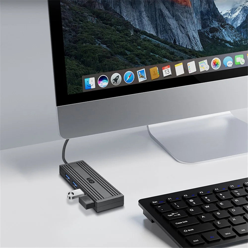 KAWAU H305-120 High Speed 4-Port USB Hub USB 3.0 Splitter Expander for Laptop, Flash Drive, Keyborad - 6