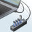 KAWAU H223 120cm Cable USB to 4xUSB 2.0 Hub Adapter Expansion Dock Station Converter for Laptop - 3
