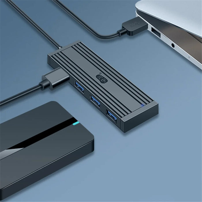 KAWAU H305-20 USB Extension Dock Station Hub to 4xUSB 3.0 Ports Supports 5Gbps High Speed Data Transfer - 5