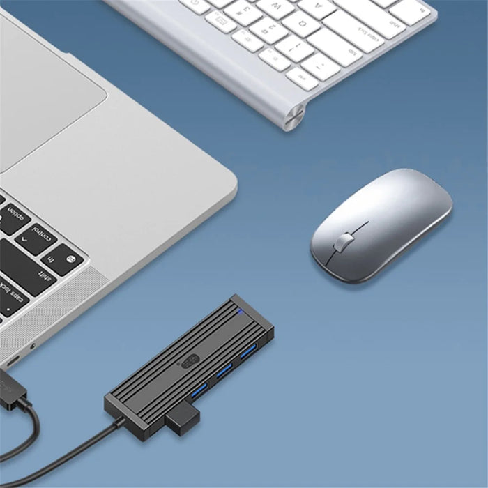 KAWAU H305-20 USB Extension Dock Station Hub to 4xUSB 3.0 Ports Supports 5Gbps High Speed Data Transfer - 6