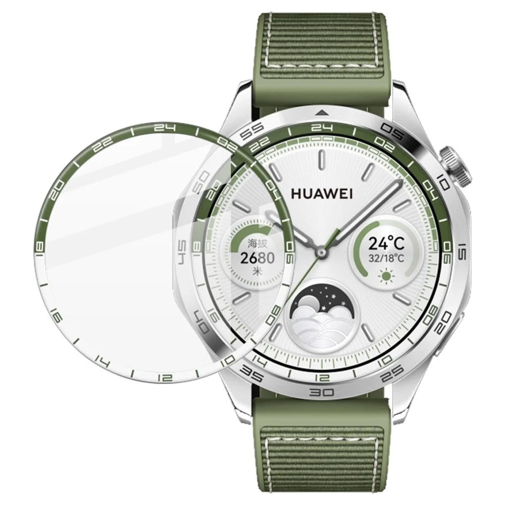 IMAK Compatible with Huawei Watch GT 4 46mm Screen Protector (Only for Green) Anti Scratch PMMA HD Watch Film - 1