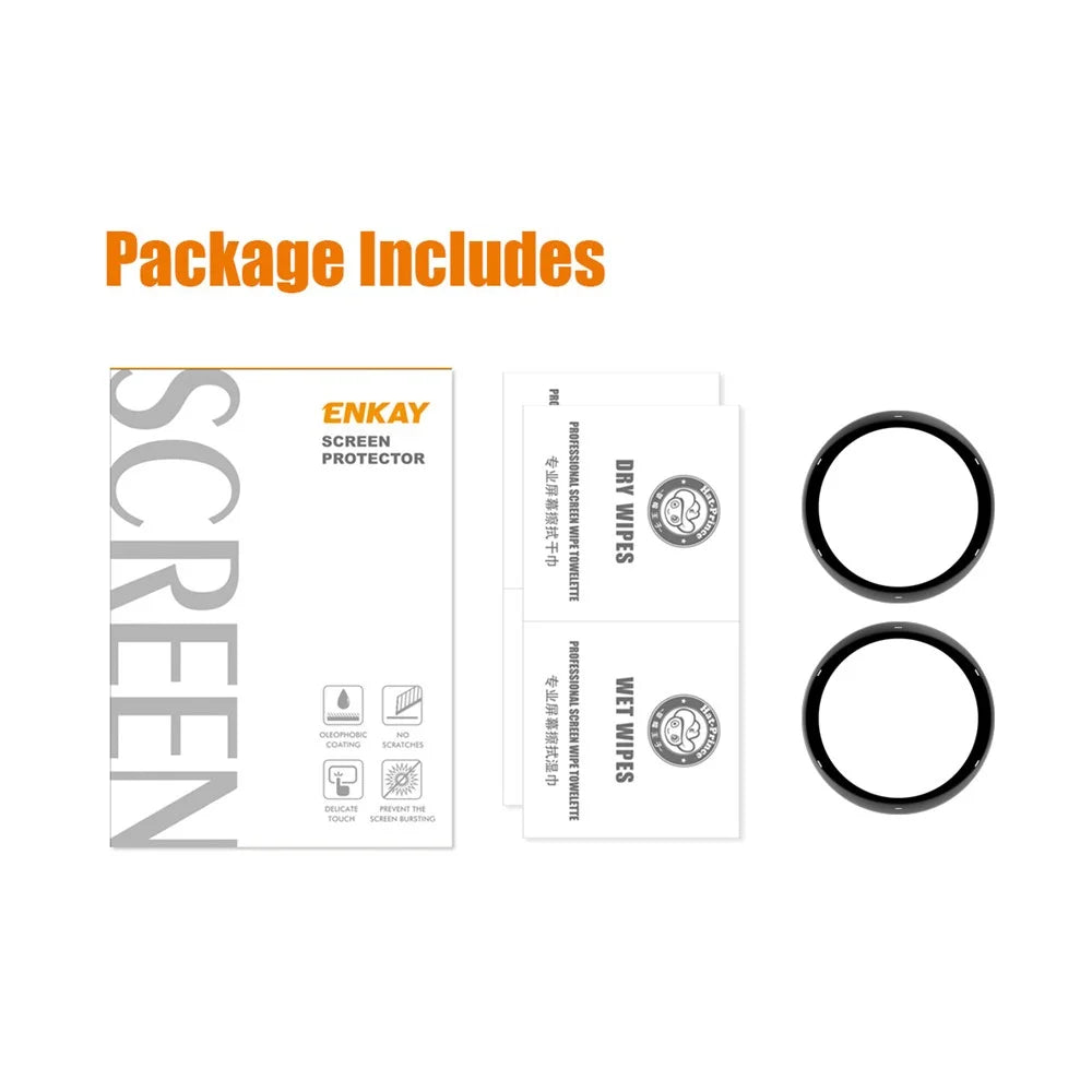 ENKAY HAT PRINCE 2Pcs For GarminActive 5 Full Cover Screen Protector 3D Curved Soft PC Edge+PMMA Watch Film - 6