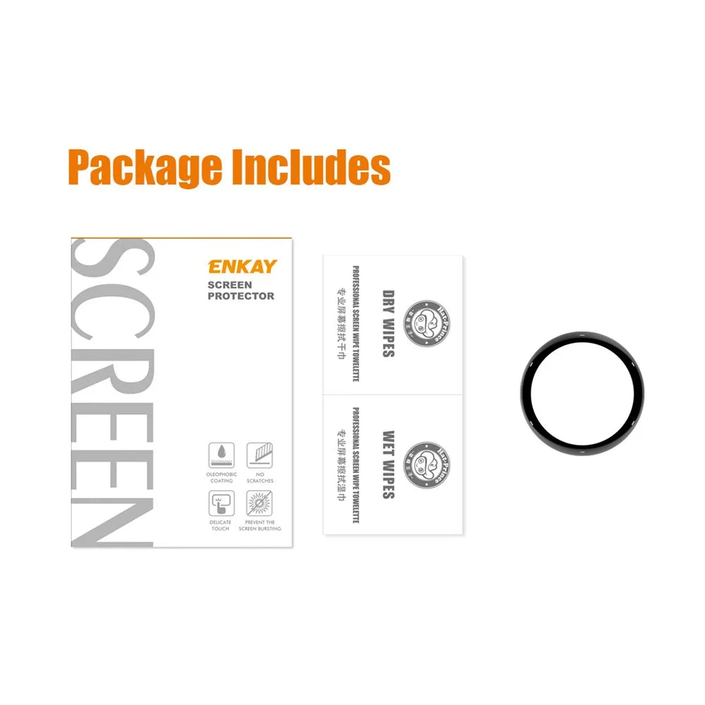 ENKAY HAT PRINCE For GarminActive 5 Screen Protector 3D Curved Soft PC Edge+PMMA Sensitive Touch Film - 6