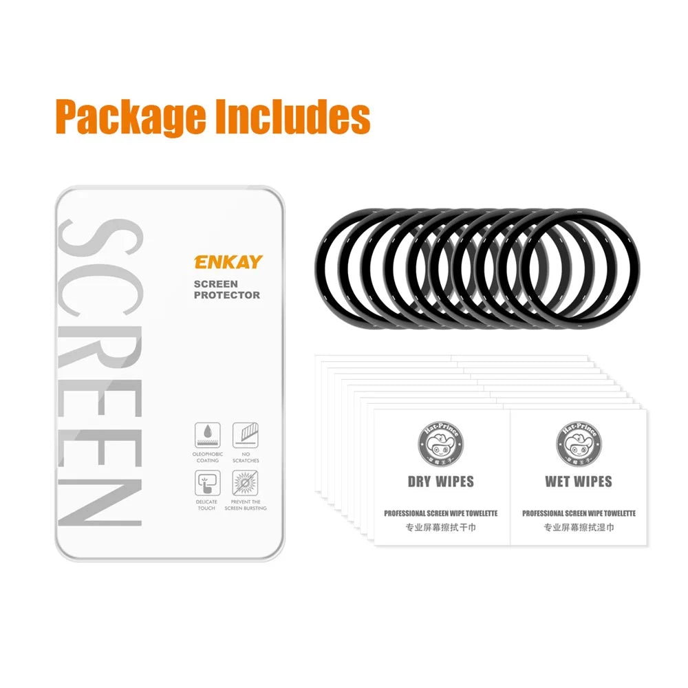ENKAY HAT PRINCE 10Pcs For GarminActive 5 3D Curved Screen Protector Soft PC Edge + PMMA HD Film - 6