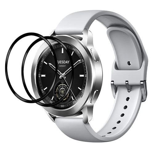 2Pcs / Pack For Xiaomi Watch S3 PMMA Screen Protector Sensitive Touch HD Clear Watch Film - 1