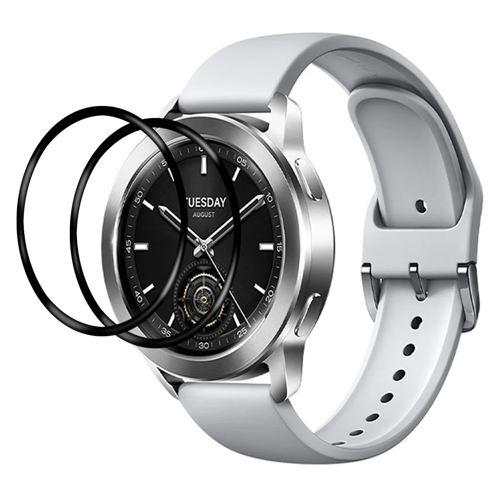 2Pcs / Pack For Xiaomi Watch S3 PMMA Screen Protector Sensitive Touch HD Clear Watch Film - 1