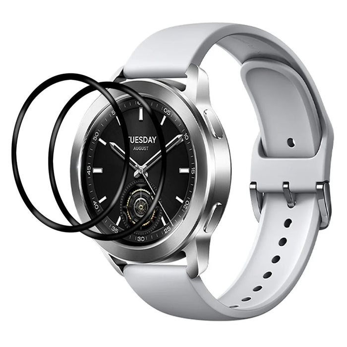 2Pcs / Pack For Xiaomi Watch S3 PMMA Screen Protector Sensitive Touch HD Clear Watch Film - 1