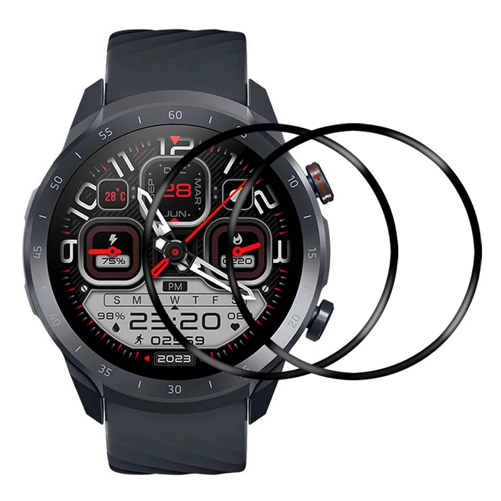 2Pcs / Pack For Mibro Watch A2 Watch Screen Protector PMMA Ultra Clear Protective Screen Film - 1