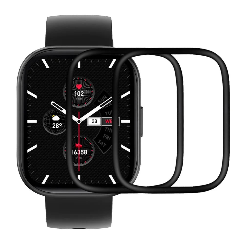 2Pcs / Pack For COLMI P68 PMMA Screen Protector Anti-Scratch Watch Screen Film - 1