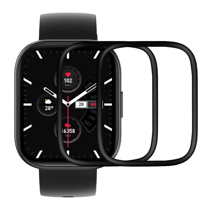 2Pcs / Pack For COLMI P68 PMMA Screen Protector Anti-Scratch Watch Screen Film - 1