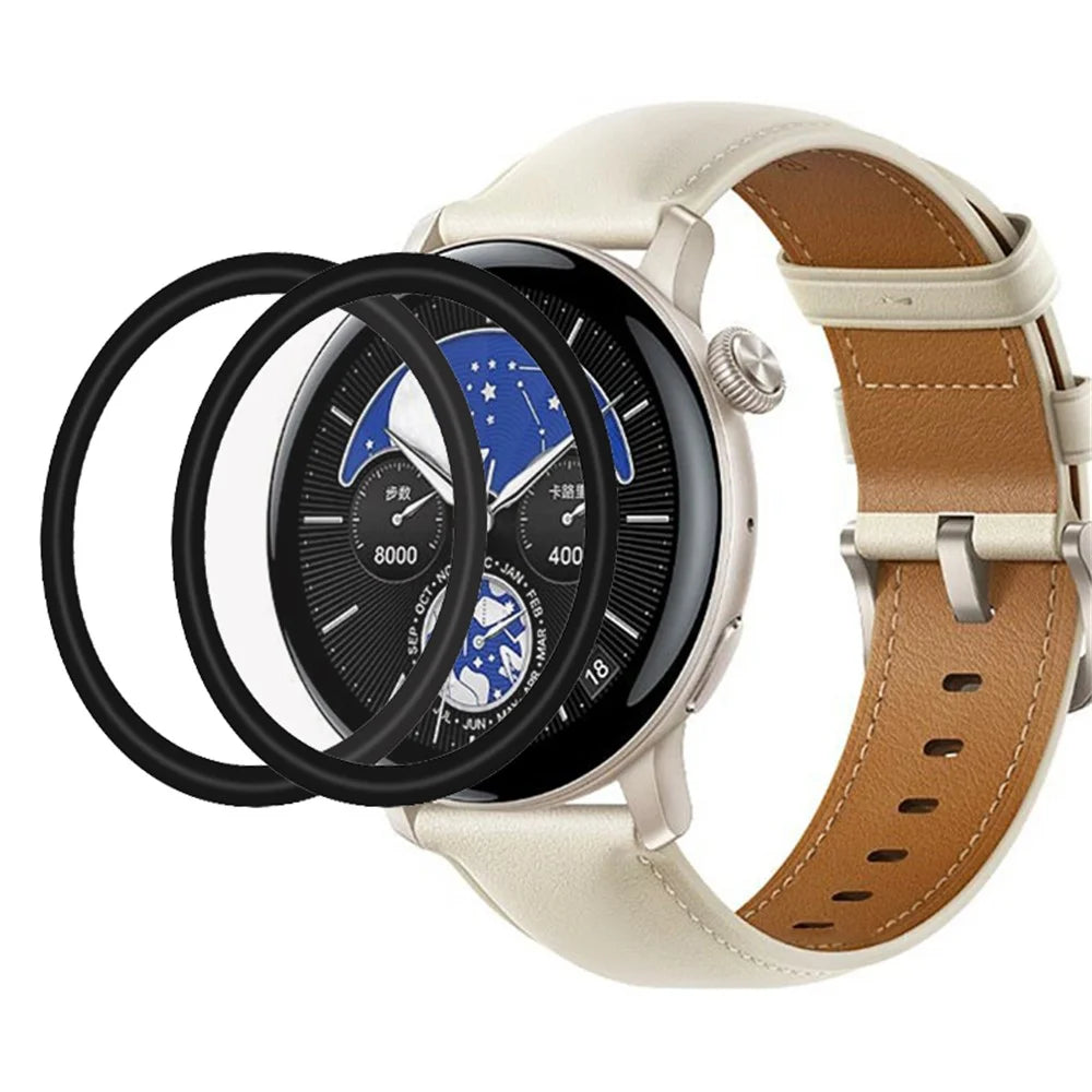2Pcs / Pack For vivo Watch 3 Screen Protector Sensitive Touch Ultra Clear PMMA Screen Film - 1