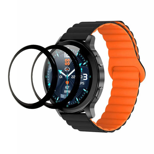 2Pcs / Pack For Xinji Cobee C3 Watch Screen Protector PMMA Clear Screen Film - 1