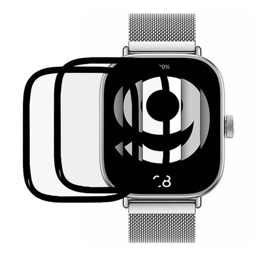 2Pcs / Pack For Xiaomi Redmi Watch 4 PMMA Screen Protector Clear Protection Film - 1