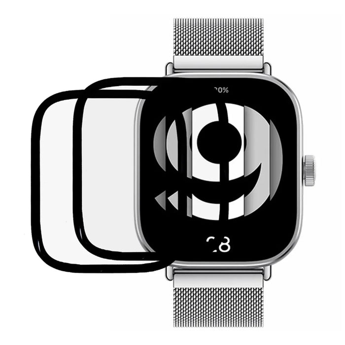 2Pcs / Pack For Xiaomi Redmi Watch 4 PMMA Screen Protector Clear Protection Film - 1
