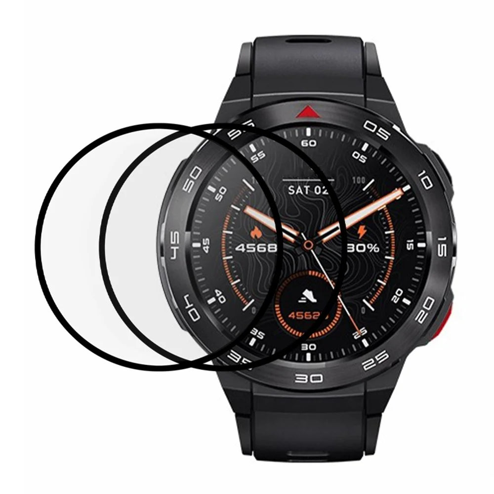 2Pcs / Pack For Mibro Watch GS Pro PMMA Clear Watch Screen Shield Film - 1