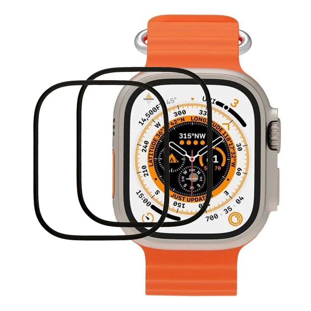 2Pcs / Pack For S8 Ultra Max Watch Screen Protector Ultra Clear PMMA Film - 1