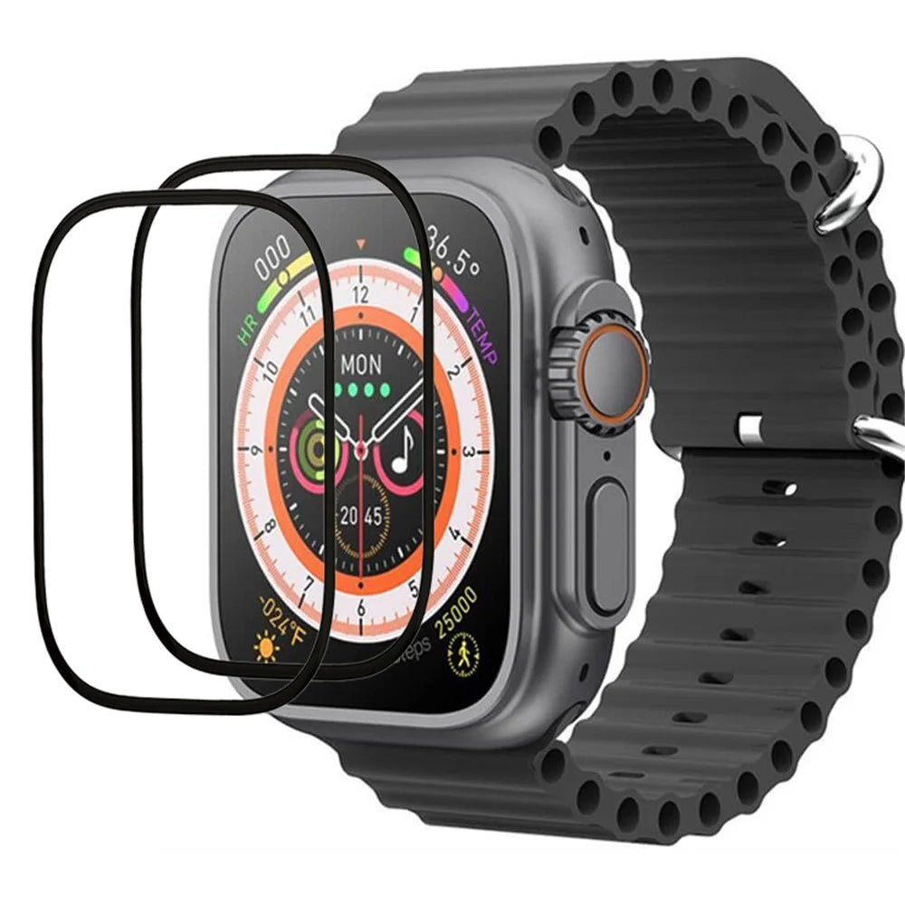 2Pcs / Pack For T900 Ultra PMMA High-Resolution Watch Screen Film Protector - 1
