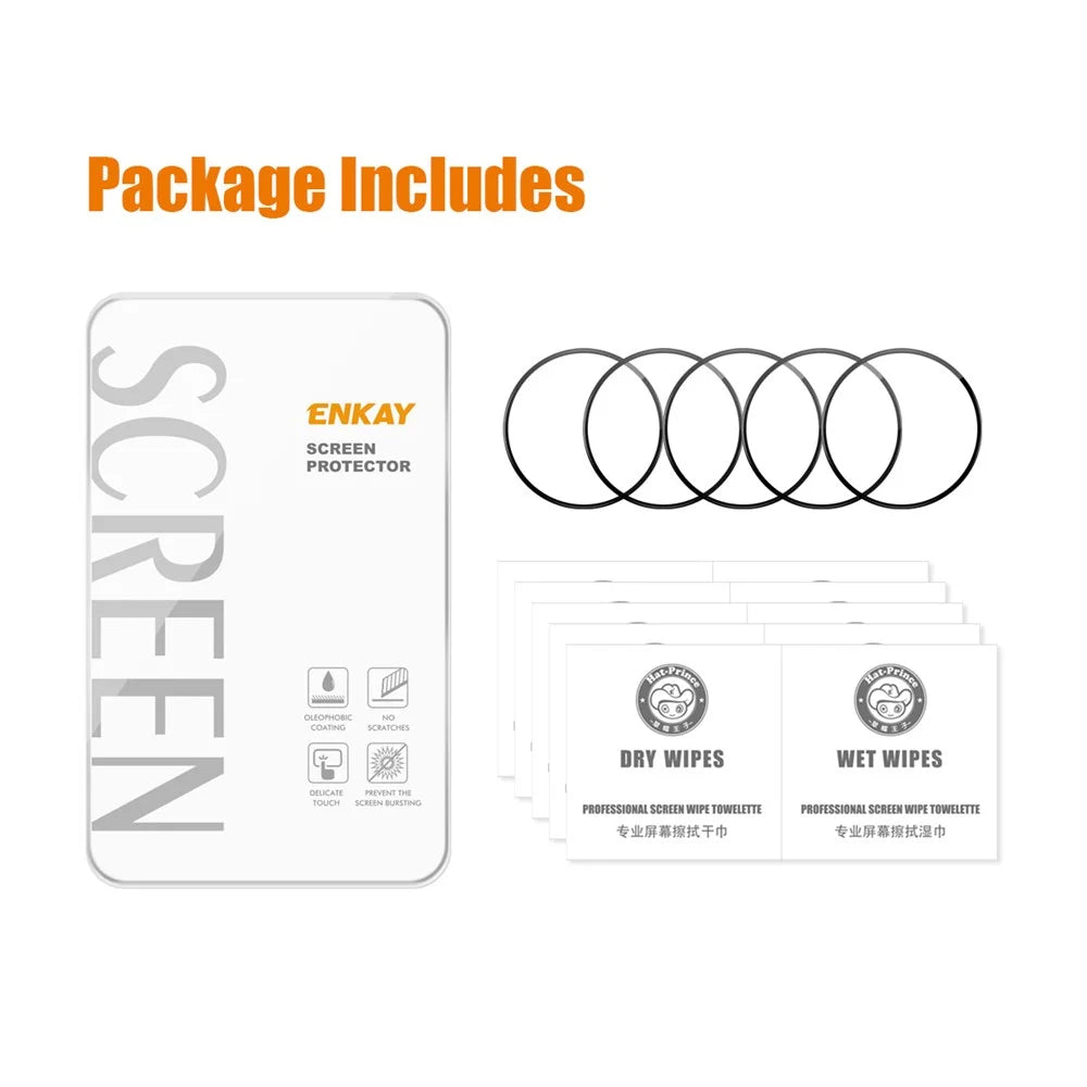 ENKAY HAT PRINCE 5Pcs For Huami Amazfit Pop 3R PMMA Screen Protector 3D Curved Soft PC Edge Guard Film - 6