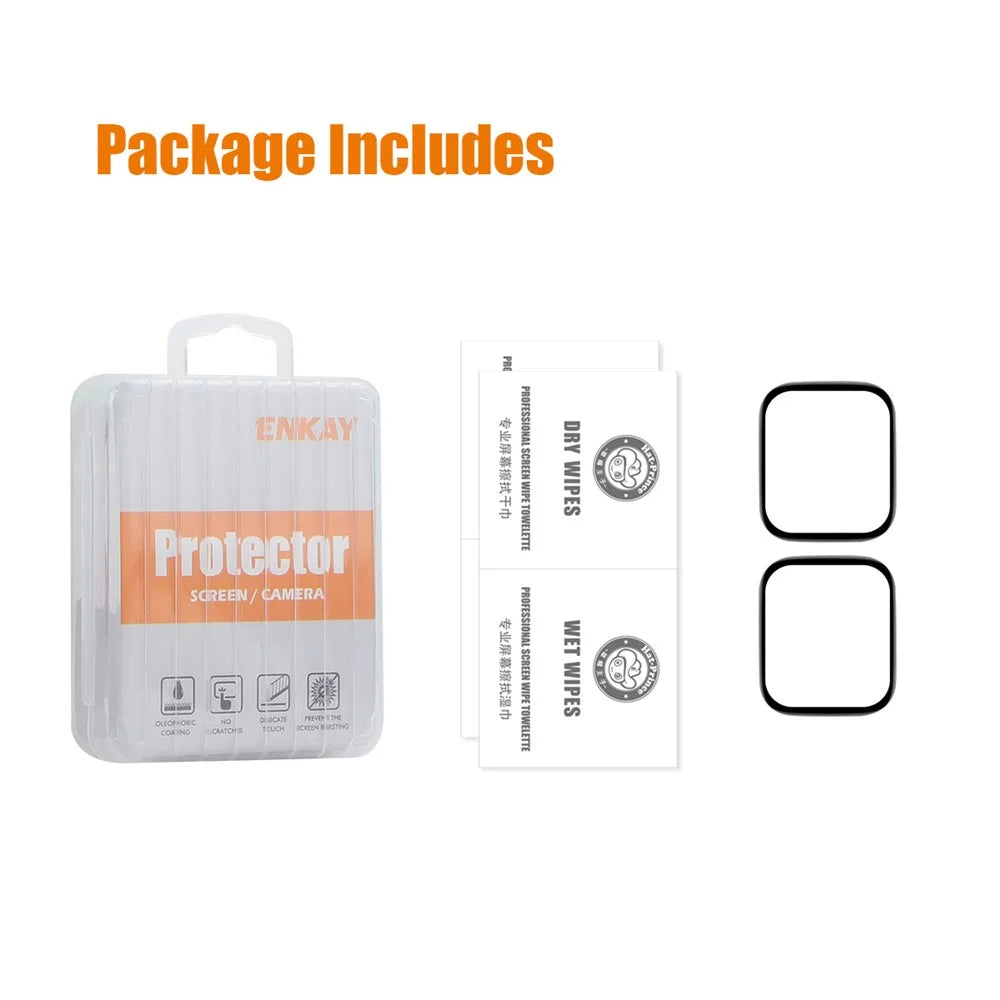 ENKAY HAT PRINCE 2Pcs For Xiaomi Redmi Watch 4 Flexible HD PMMA Screen Protector 3D Curved PC Edge Watch Film - 6