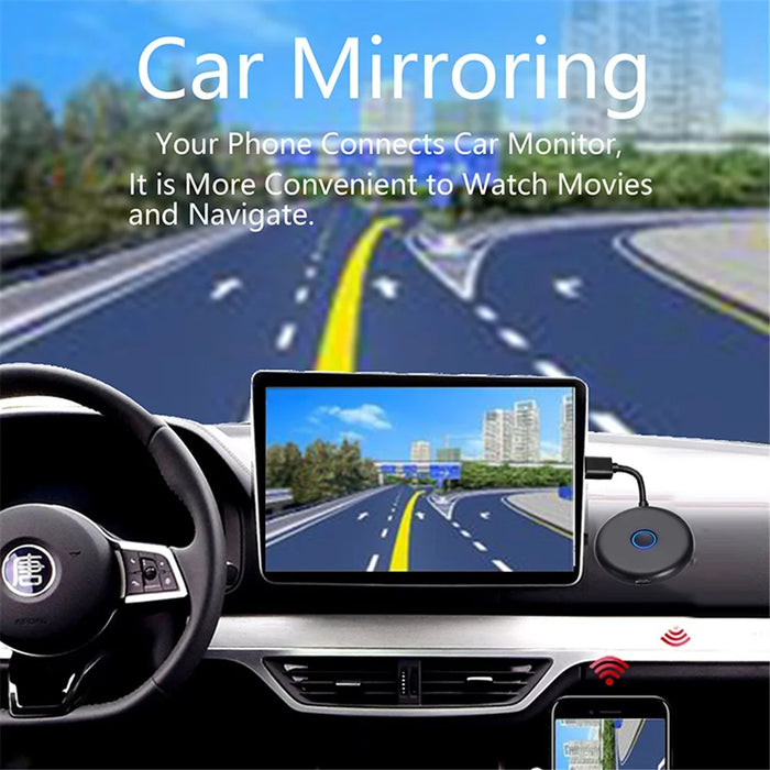 E89BK 2.4G / 5G Dual Band WiFi Wireless Horizontal / Vertical Screen Mirroring Adapter 4K HD Display Dongle - 5